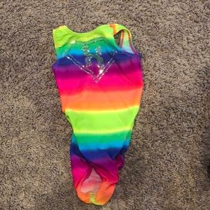 Girls competition leotard